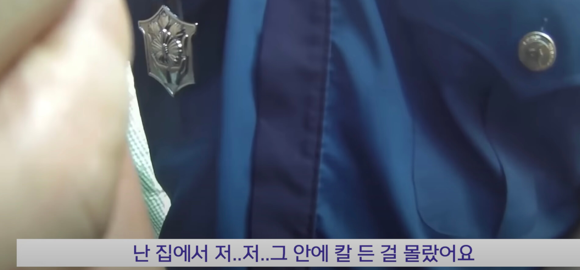 범인의 답변
