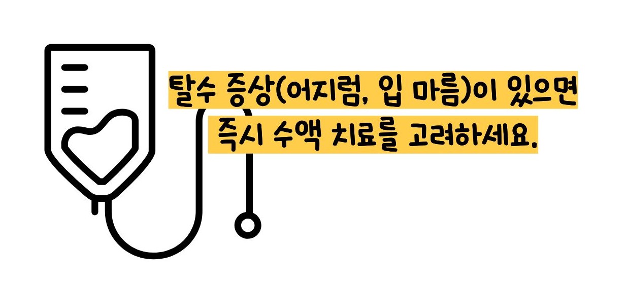 장염 빨리낫는법