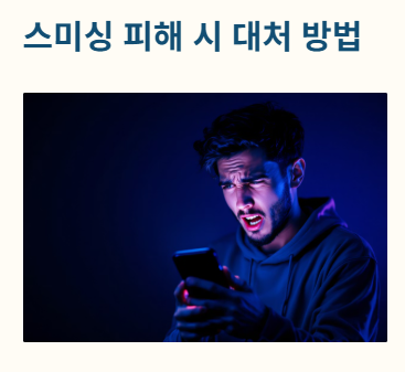 교통법규 위반 스미싱: 사례,구별방법,예방방법 및 대처방안