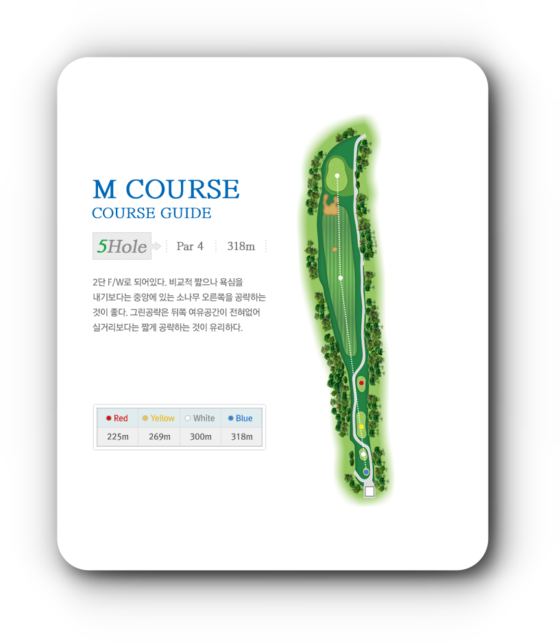 동전주써미트CC M코스 5번 홀