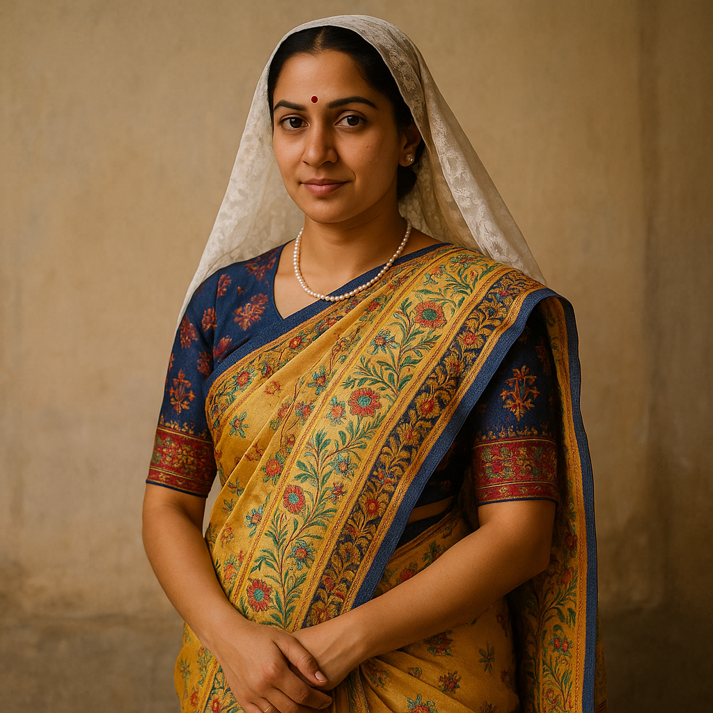 인도 파르시족의 사리 스타일과 조로아스터 문화 혼합된 이슬람-힌두 복식문화