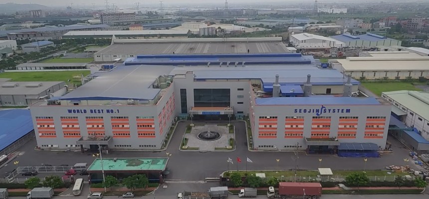 서진시스템의 베트남 공장 전경.