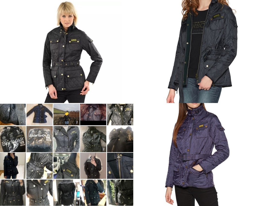 바버인터네셔널퀼팅,폴라퀼팅 여성 자켓 LQU0078, 0030, 0316네이비,블랙칼라등