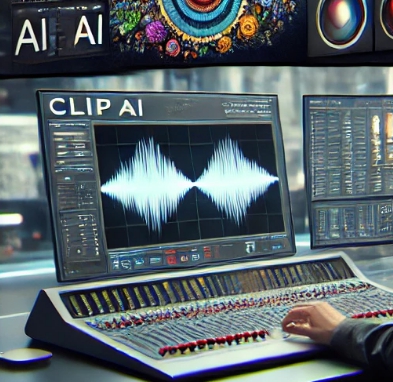 clip ai 로 음성 작업 중인 사진