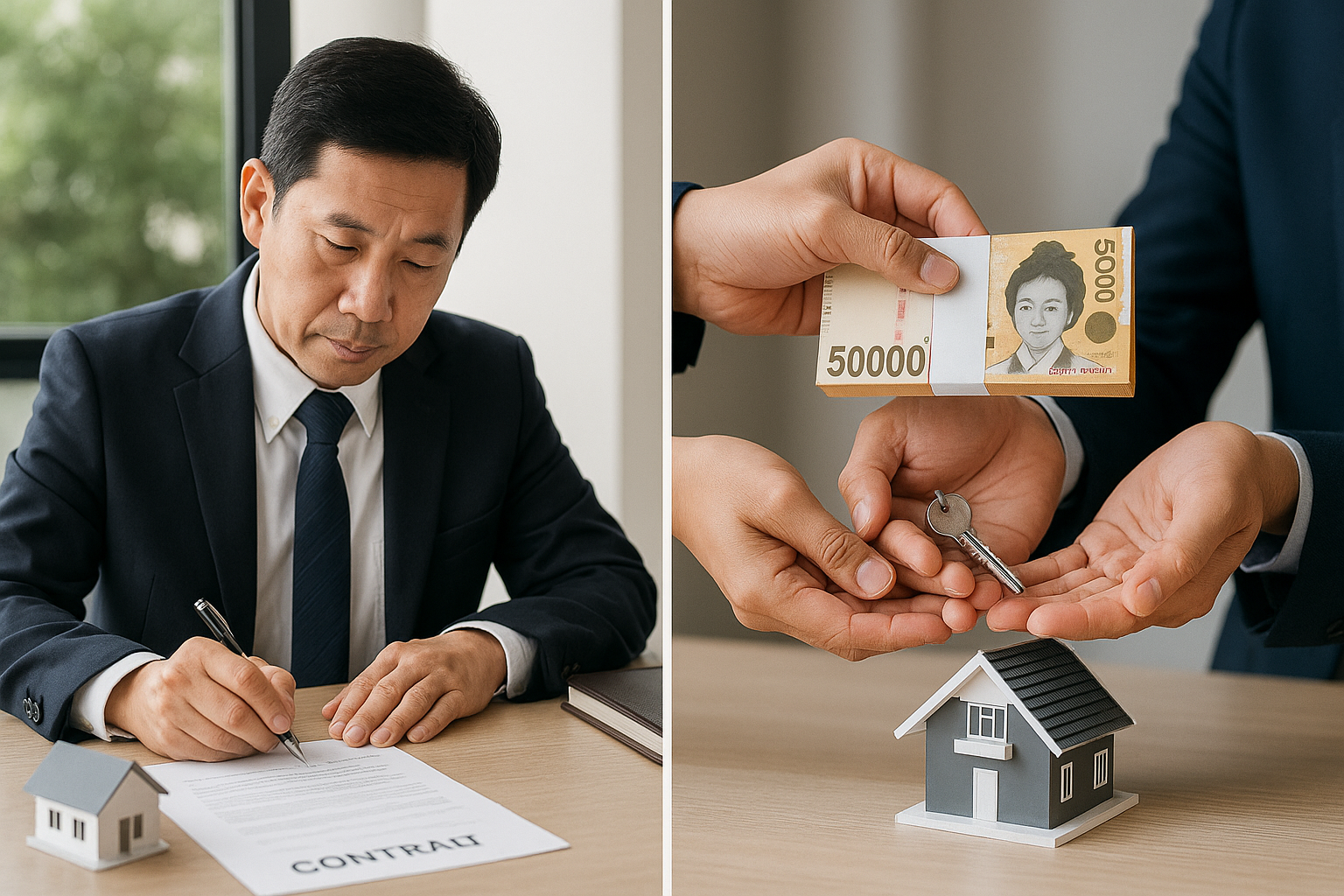 집 계약금, 부동산 통해 전달해도 될까?