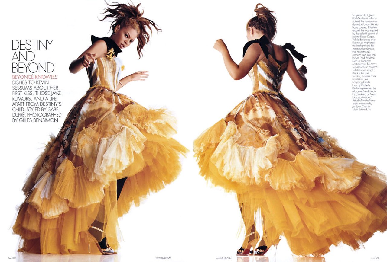JeanPaulGaultier beyonce dress