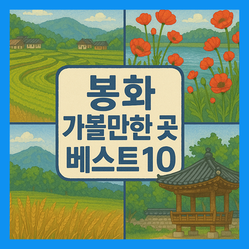 봉화 가볼만한곳 베스트10