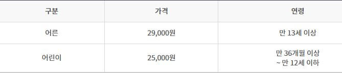 롯데타워 전망대 요금