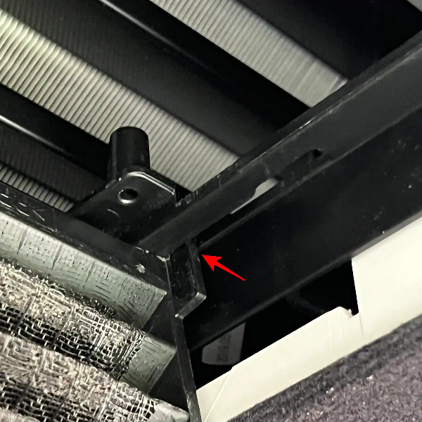 필터 조립시 주의할 위치