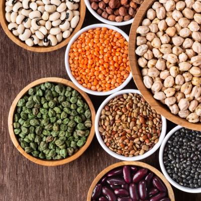 벼아리콩렌틸콩완두콩검정콩