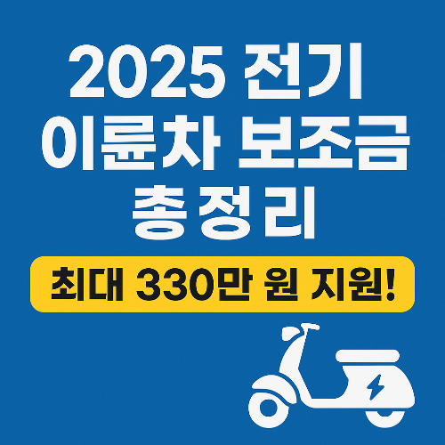 전기 이륜차 보조금