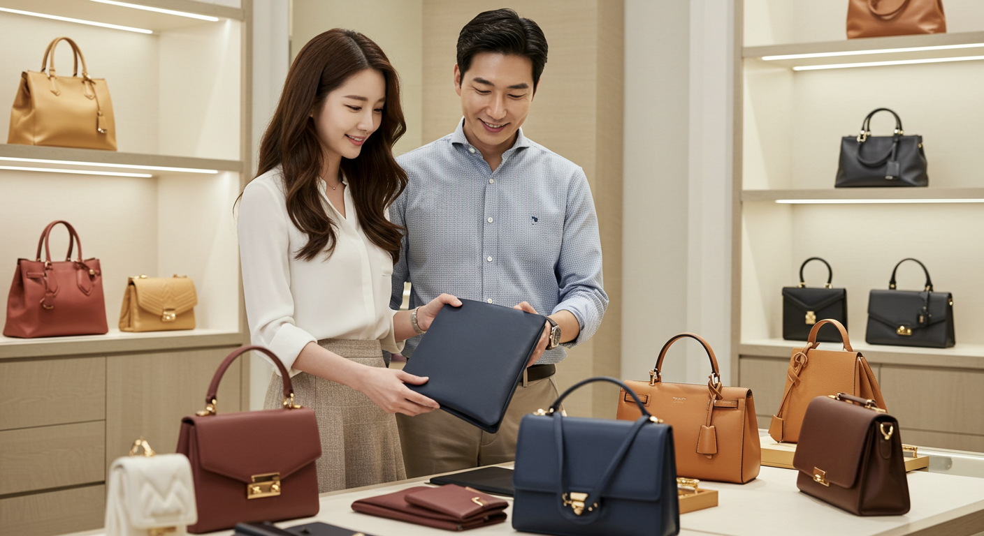 연령별 남성가방