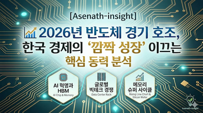 2026년 반도체 경기 호조, 한국 경제의 '깜짝 성장' 이끄는 핵심 동력 분석