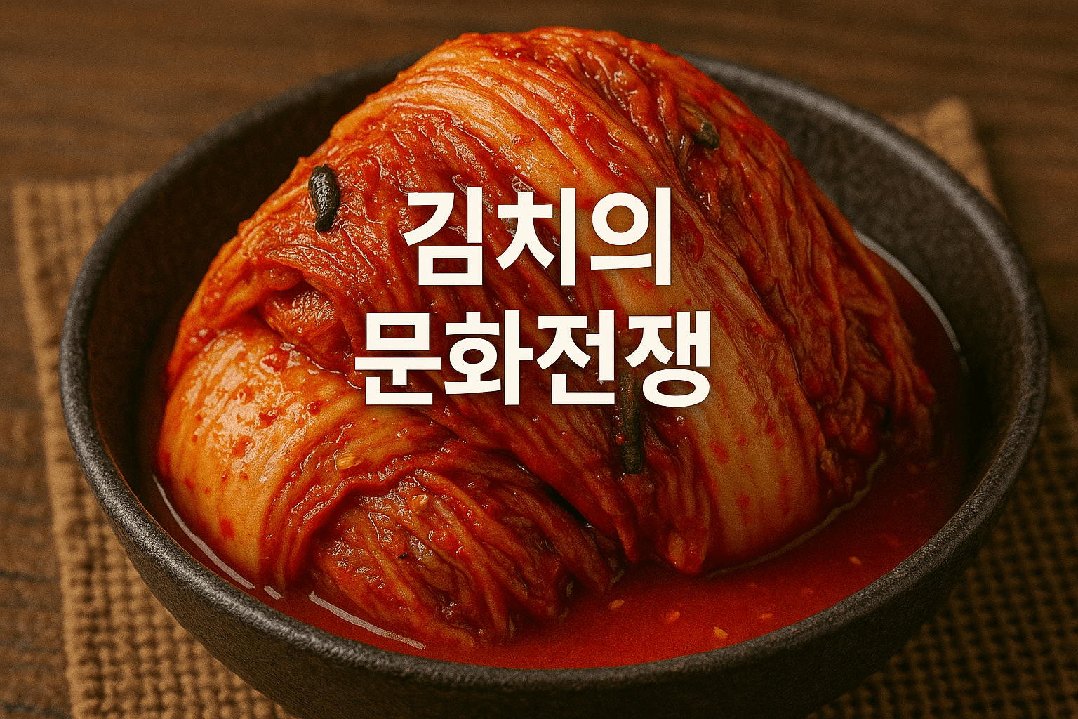 김치의 문화전쟁