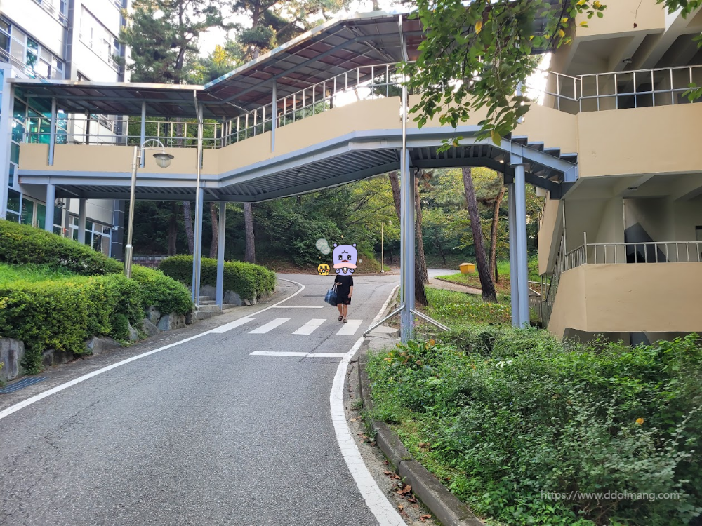 북일고 교정 풍경,기숙사