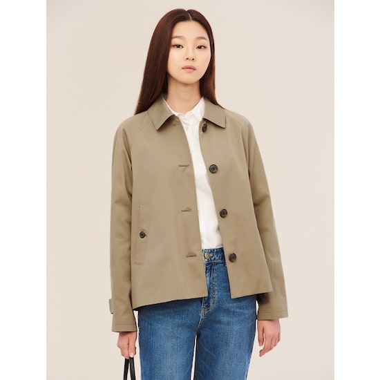 빈폴레이디스 30 OFF 21FW 싱글 쇼트 트렌치 코트 BF183TC09A