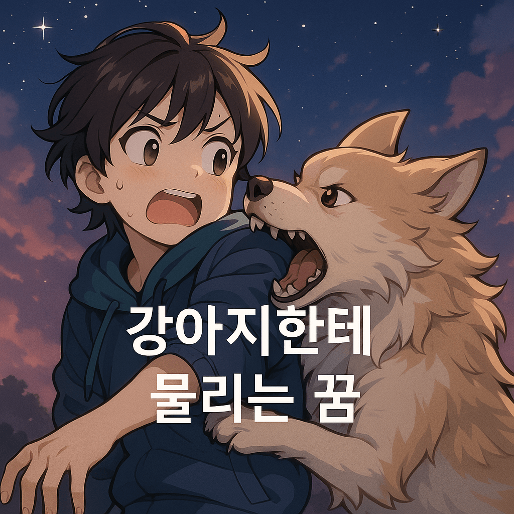 강아지한테 물리는 꿈 해몽