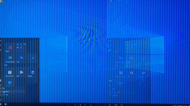 컴퓨터 화면 줄무니 관련 사진