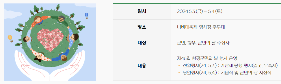 함평 나비축제 행사안내