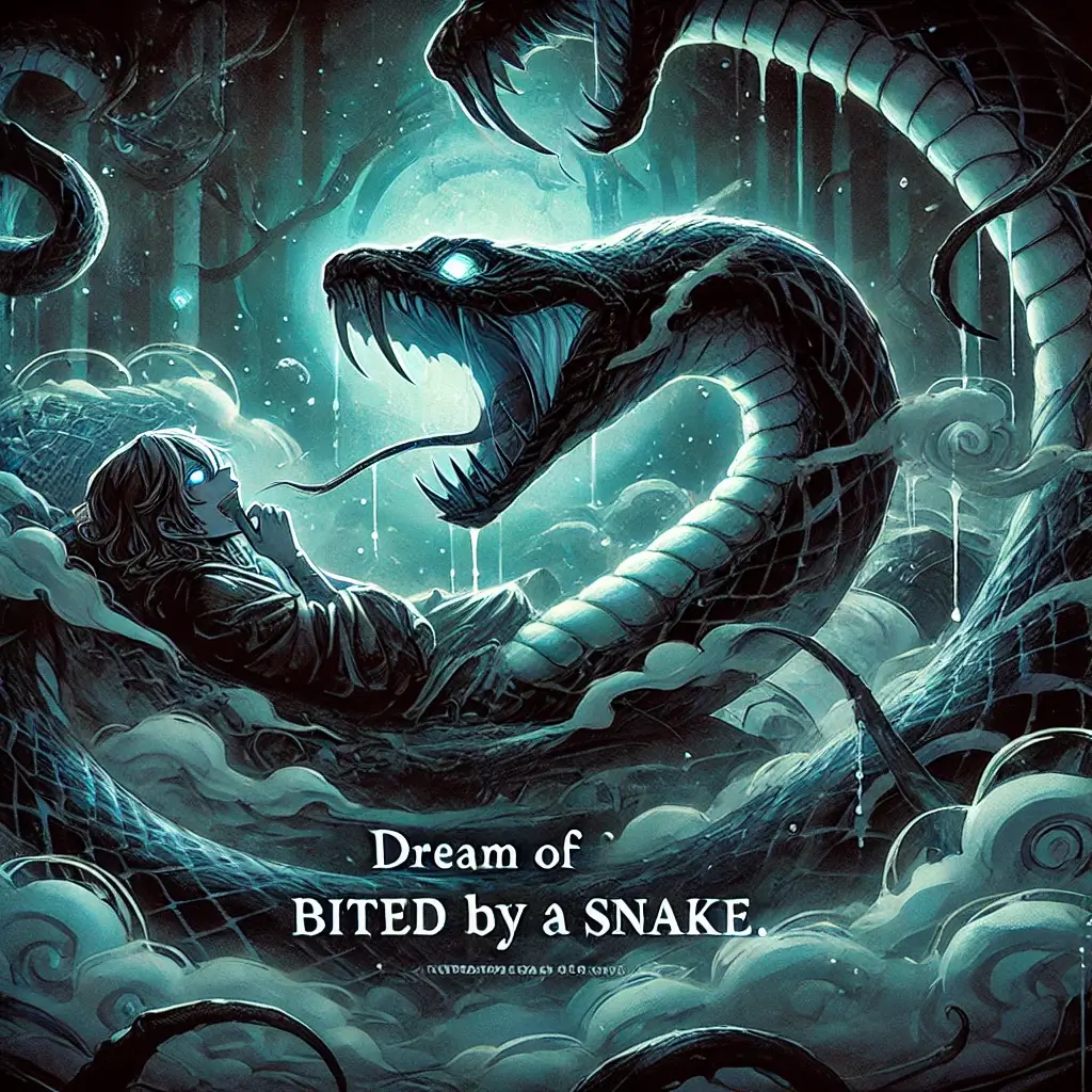 뱀에 손 물리는 꿈 해몽