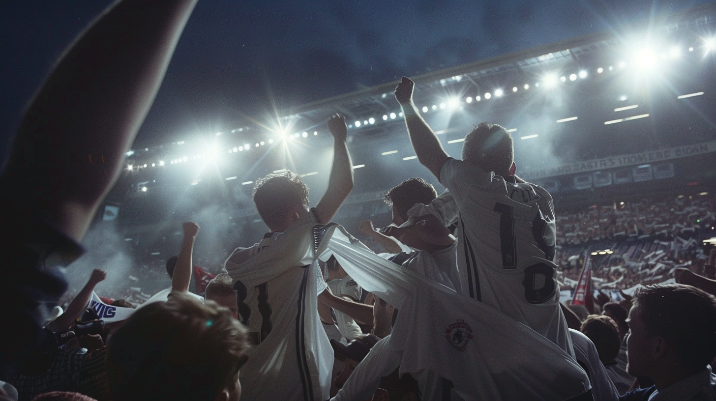 볼턴을 응원하는 팬들