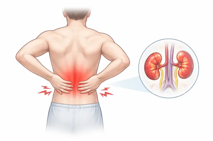 등 통증이 의심되는 병