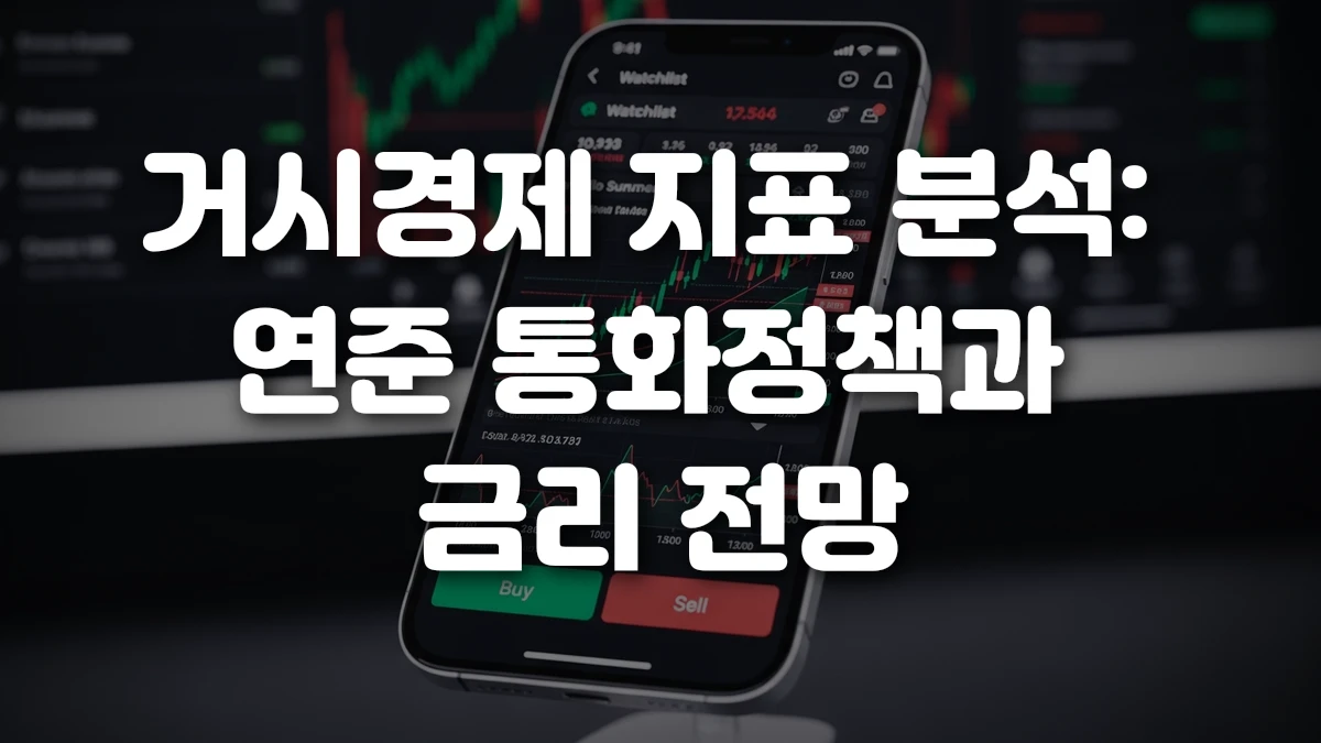 거시경제 지표 분석 연준 통화정책과 금리 전망