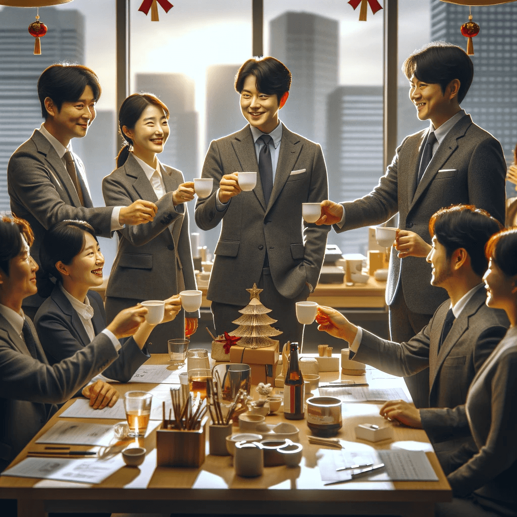 동료들에게 전하는 새해 인사말