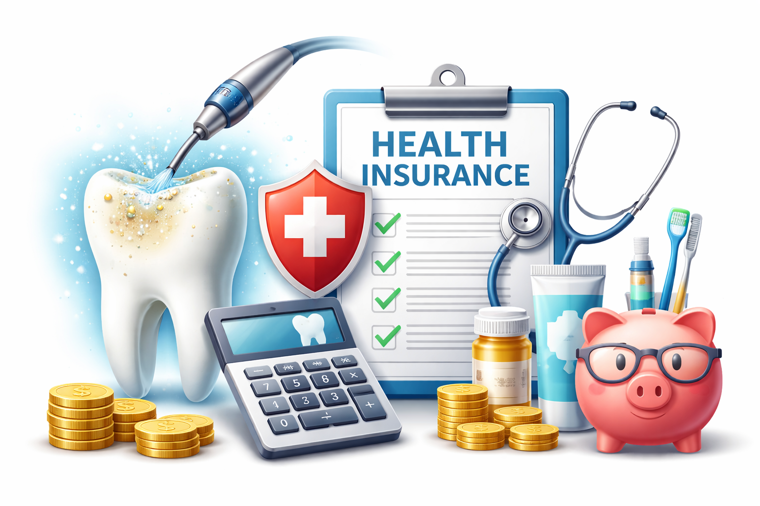 치과 스케일링과 보험 비용
