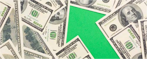 달러 주식 상승 이미지