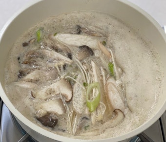 버섯 들깨탕