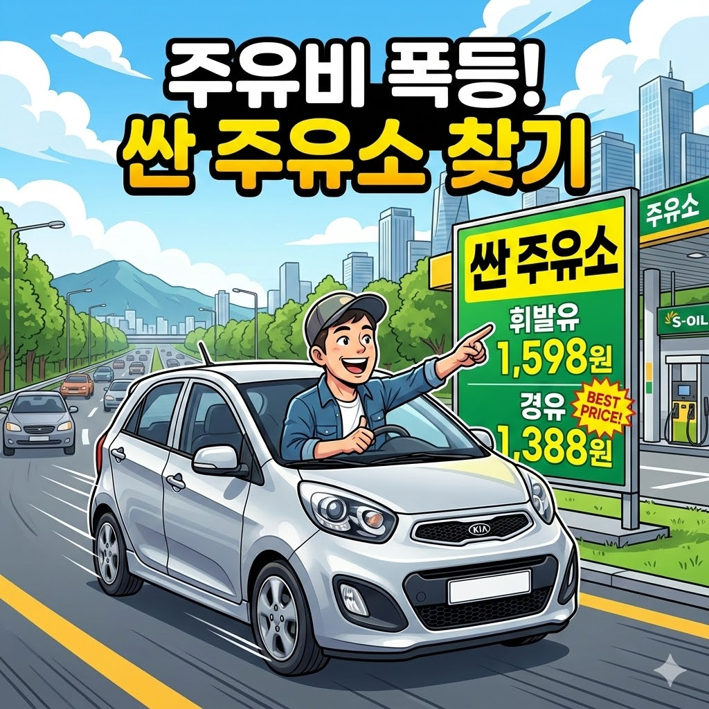 싼 주유소 찾기 최저가 검색 앱 추천 및 활용법