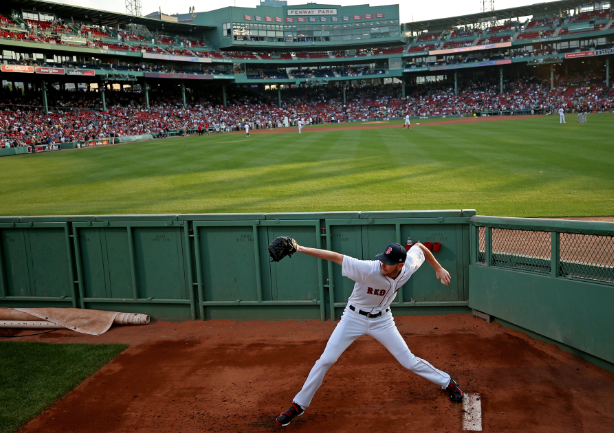 보스턴 레드삭스 펜웨이 파크의 불펜