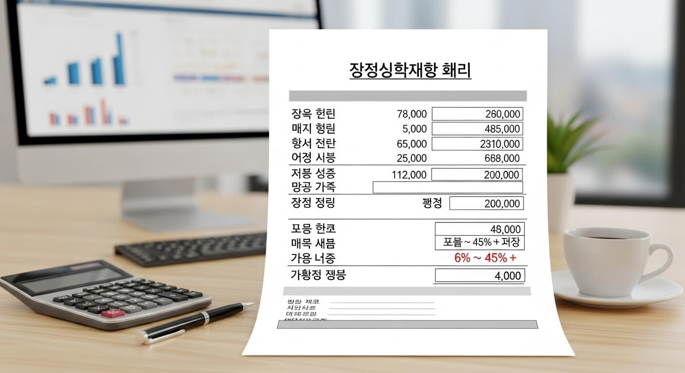 주택 양도소득세율 세율표