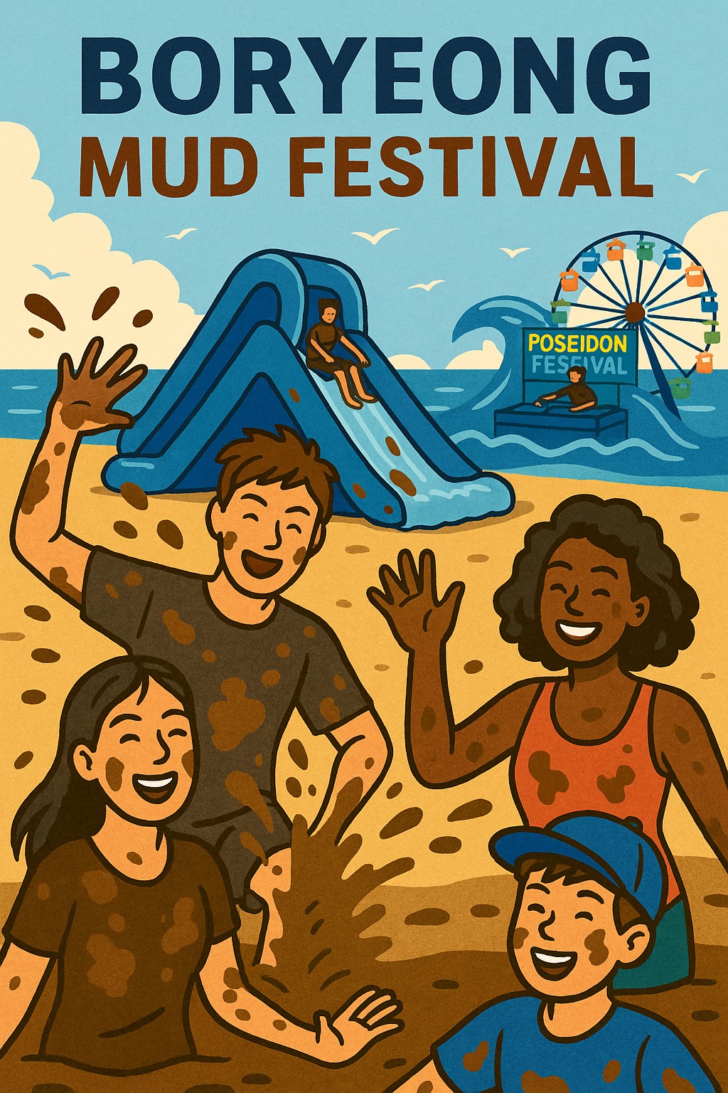 보령 머드 축제 관련 사진