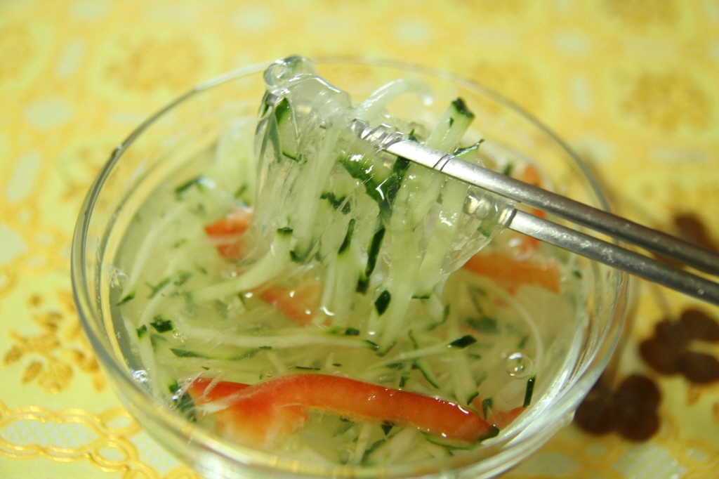 우뭇가사리 묵 냉국