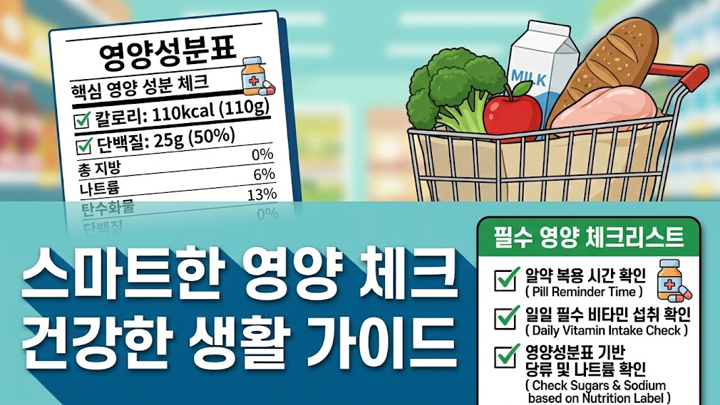 여러 개의 약 복용 시 점검할 복약 실수 체크리스트