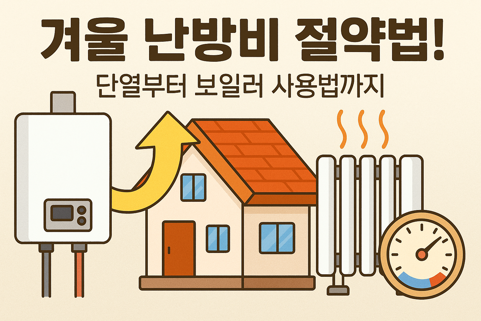 겨울 난방비 절약법 사진