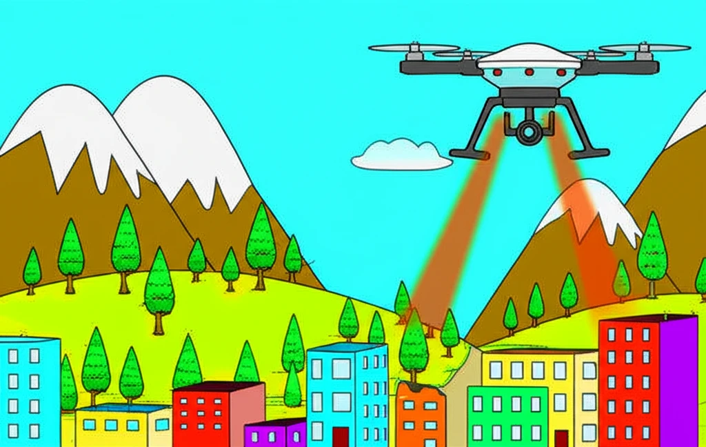 드론 라이다 스캐닝 활용과 정확도 도..