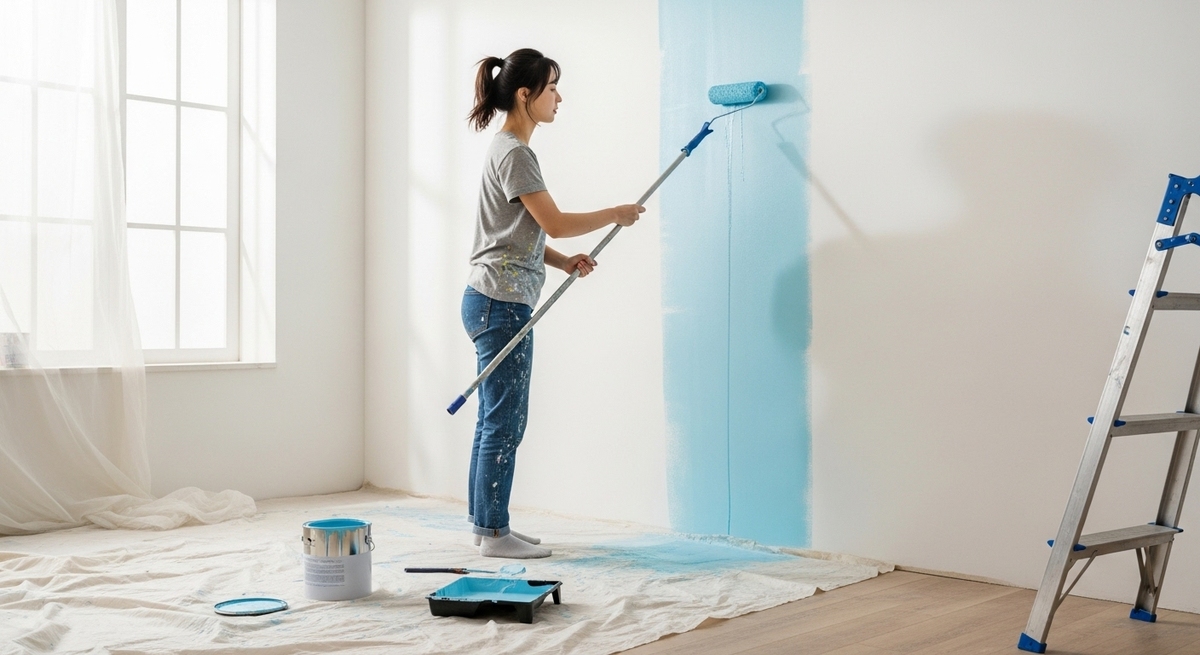 ๋ฒฝ์ง ๋ฐ๋ฅด๋ ์ฌ์ฑ