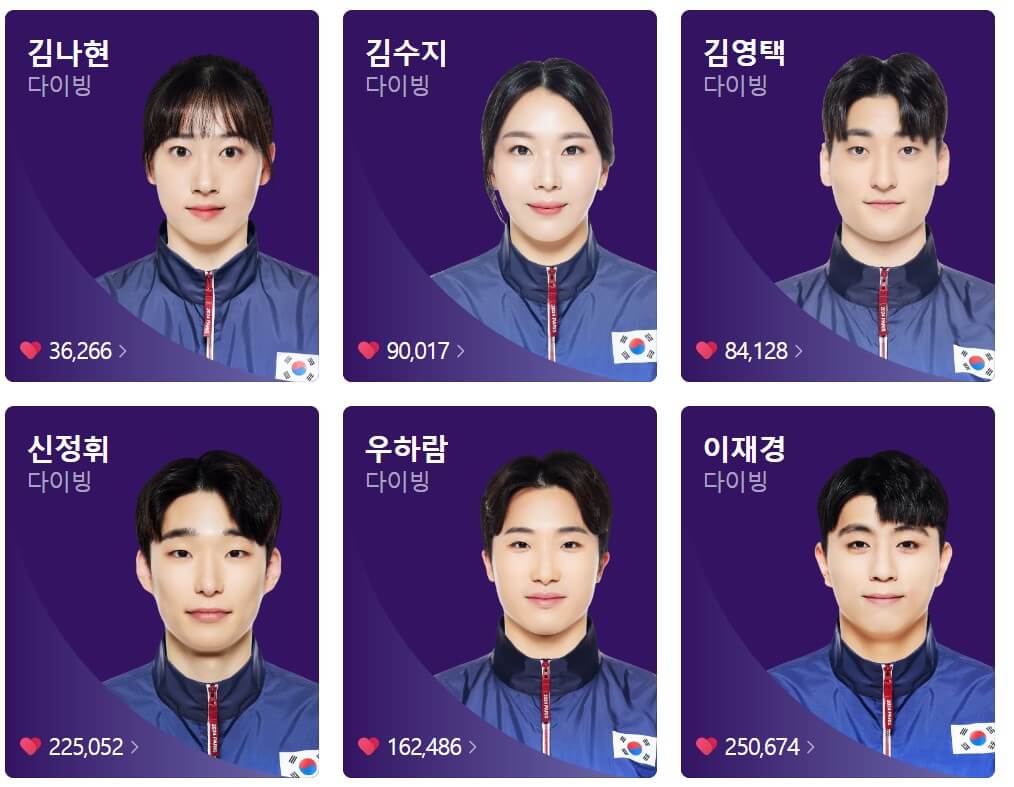 파리 올림픽 국가대표 다이빙 실시간 생중계 경기 일정 선수 명단