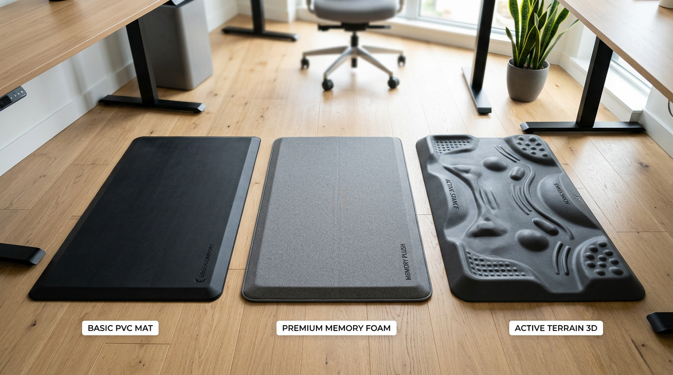 스탠딩 데스크 매트 추천 비교 ComfiLife 루나랩 Topo