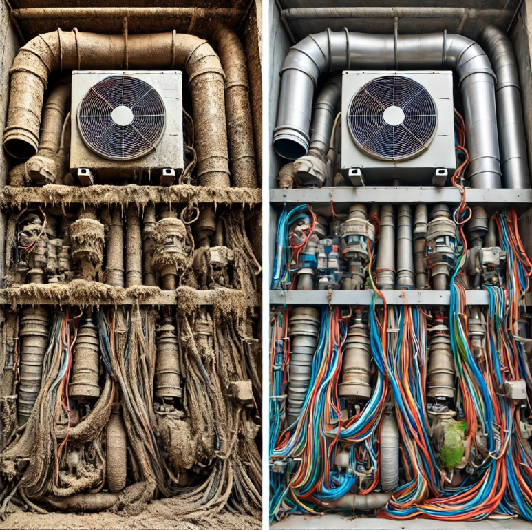 업소용 시스템에어컨 청소방법4