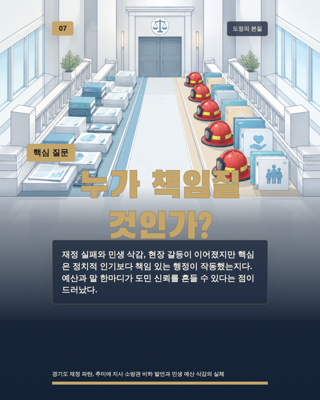 누가 책임질 것인가?
