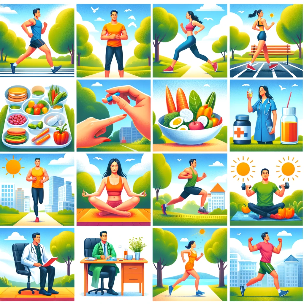 40대 건강관리 관련사진