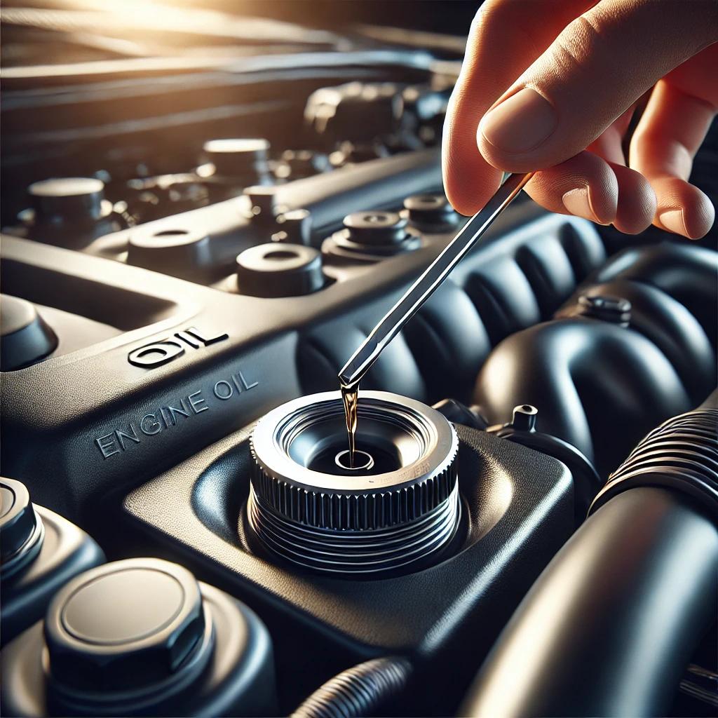 자동차 엔진오일 부족