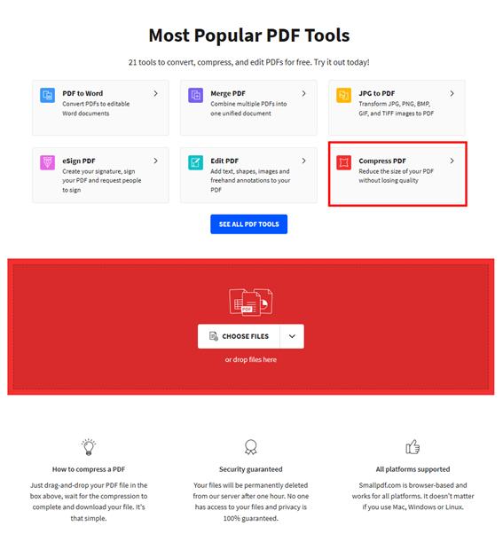 Smallpdf 사용방법-1
