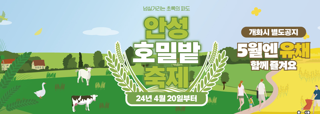 2024 전국 청보리 축제 일정