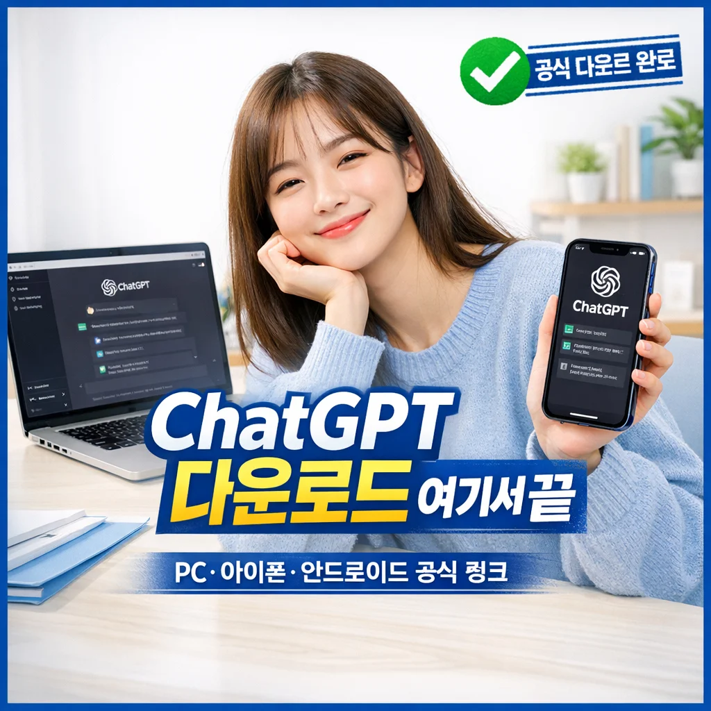 챗지피티 다운로드 공식 사이트, 이미지 생성 프롬프트 공개