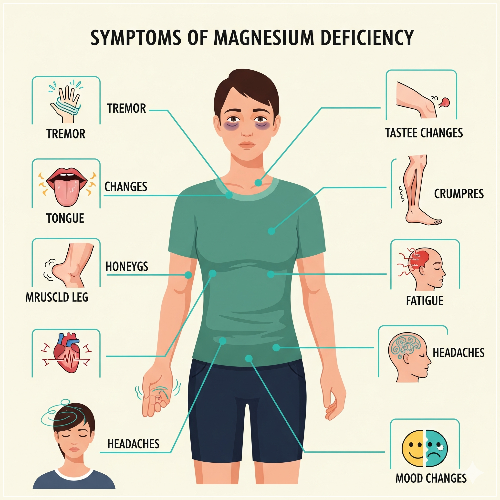 마그네슘 부족 증상과 눈떨림